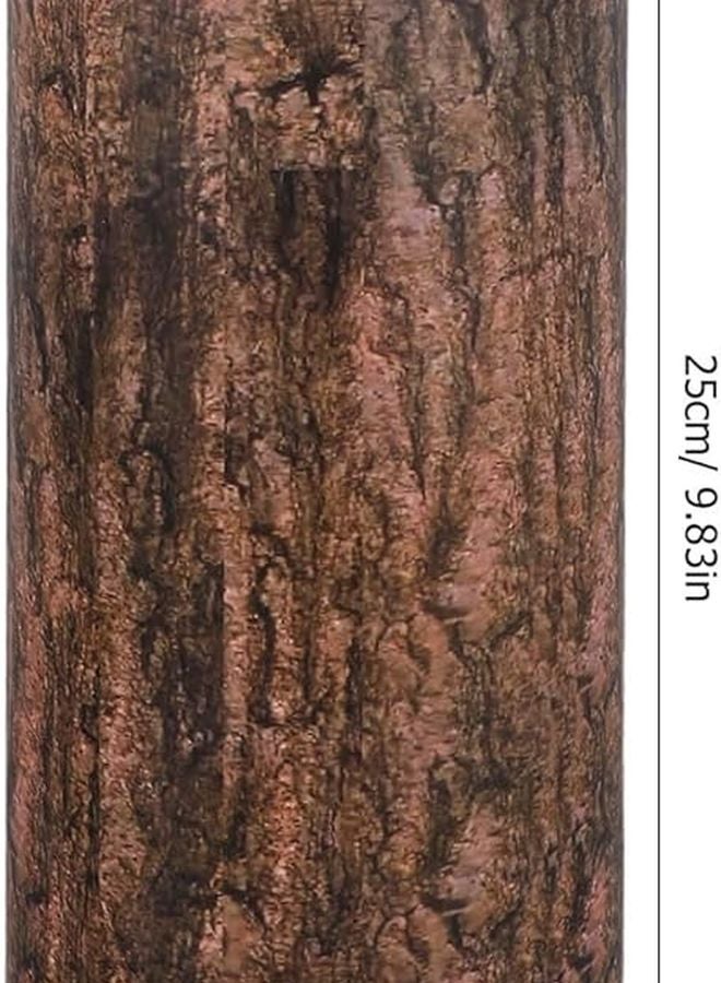 Light Brown Faux Tree Stump Decorations 25cm Western Cowboy Party Supplies - Image 2